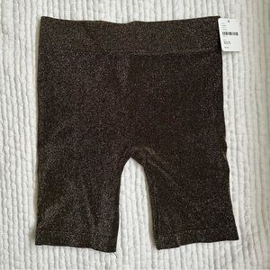 Free people sparkle bike shorts